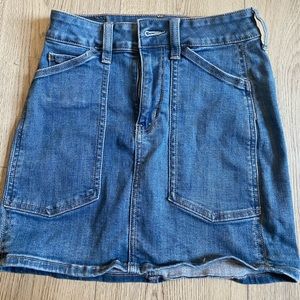 american eagle hi-rise mini skirt